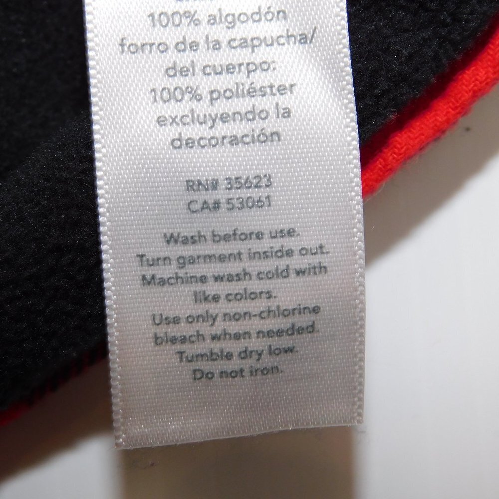 Carters Buffalo Plaid Red Black Hooded Fleece Lined Vest Baby Boy 6 Months 6M - Picture 7 of 7